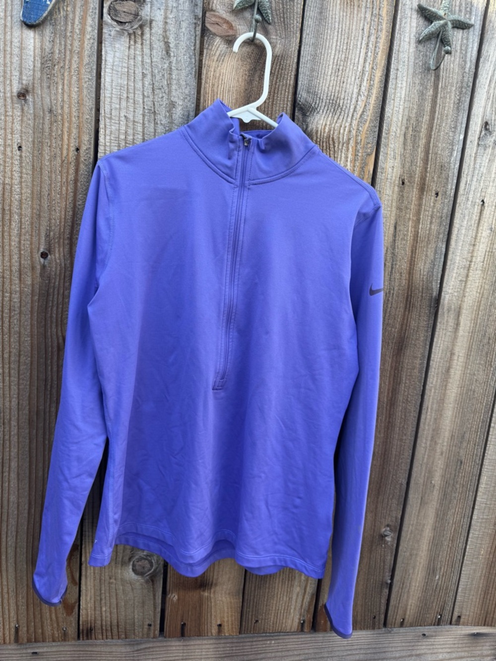 Nike Purple Dri-FIT Zip Top